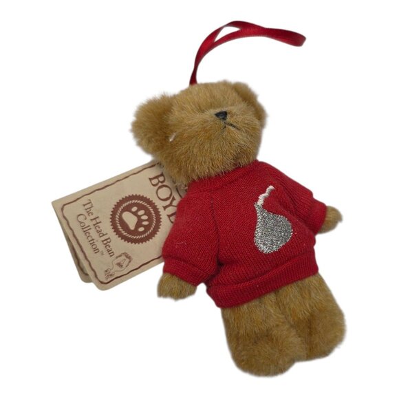 Boyds Bears Hershey Coco Bear Head Bean Collection Plush Ornament 4" - Picture 1 of 9